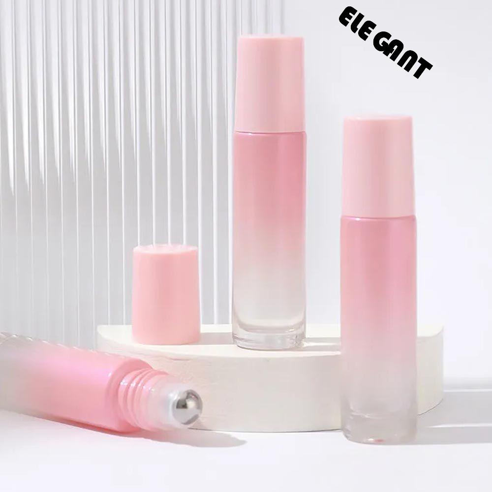 [Elegan] Rolling Glass Bottles 1pc Gradient color Sample Bottle Travel outfit Roller Ball Massager Wadah Kosong