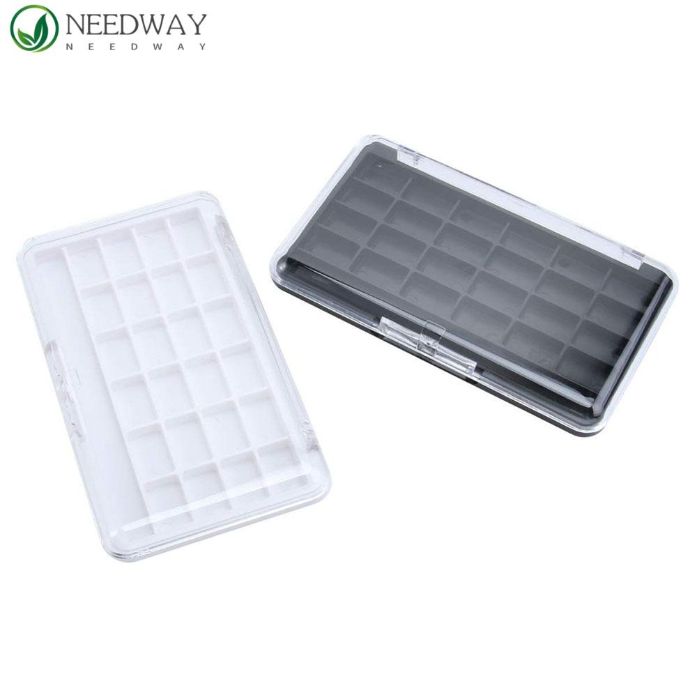 Needway Piring Eyeshadow Kosong 1pc Blusher Case Lip Balm Wadah Alat Kosmetik