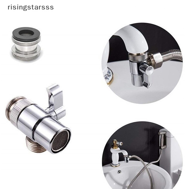 Rsid Span-new 1Pcs Switch Faucet Adapter Dapur Wastafel Splitter Diverter Valve Konektor Keran Air Untuk Toilet Kloset Shower Jelly