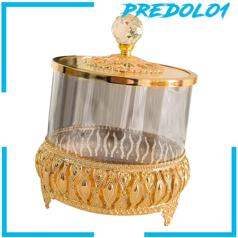 [Predolo1] Toples Penyimpanan Kaca Dekorasi Hiasan Pajangan Bening Untuk Pernikahan Liburan