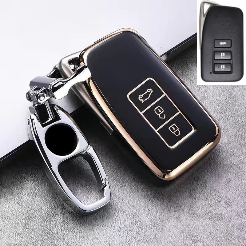 Soft TPU Mobil Remote Flip Key Fob Case Cover Shell Untuk Lexus NX GS RX IS ES GX LX Rc200 250 350 LS 450H 300H