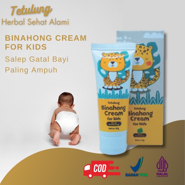 Salep Gatal Bayi 6 Bulan Binahong Cream For Kids 20 Gram