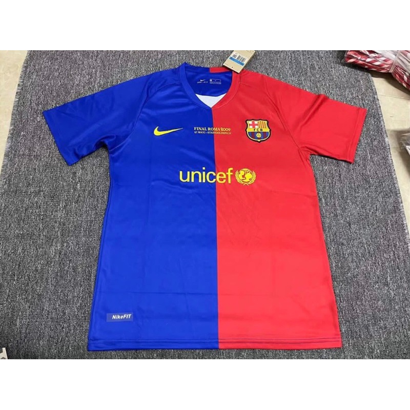 RETRO JERSEY BOLA RETRO BARCELONA. HOME 2009 GRADE ORI IMPORT - BAJU BOLA RETRO