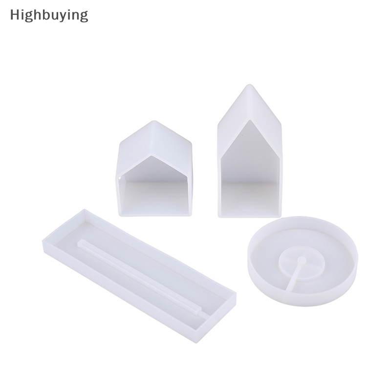 Hbid Inovasi Dan Kesederhanaan Cetakan Silikon Melingkar DIY Rumah Kecil Lampu Malam Led Ornamen Holder Glory