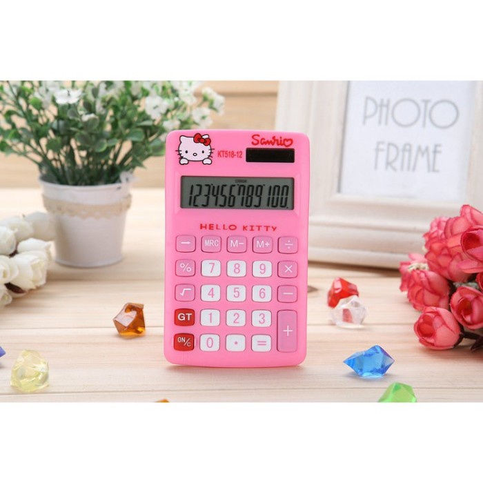

KALKULATOR KARAKTER CALCULATOR MINI KARAKTER 11 DIGIT CHECK CORRET - HELLOKITTY-DORARMON