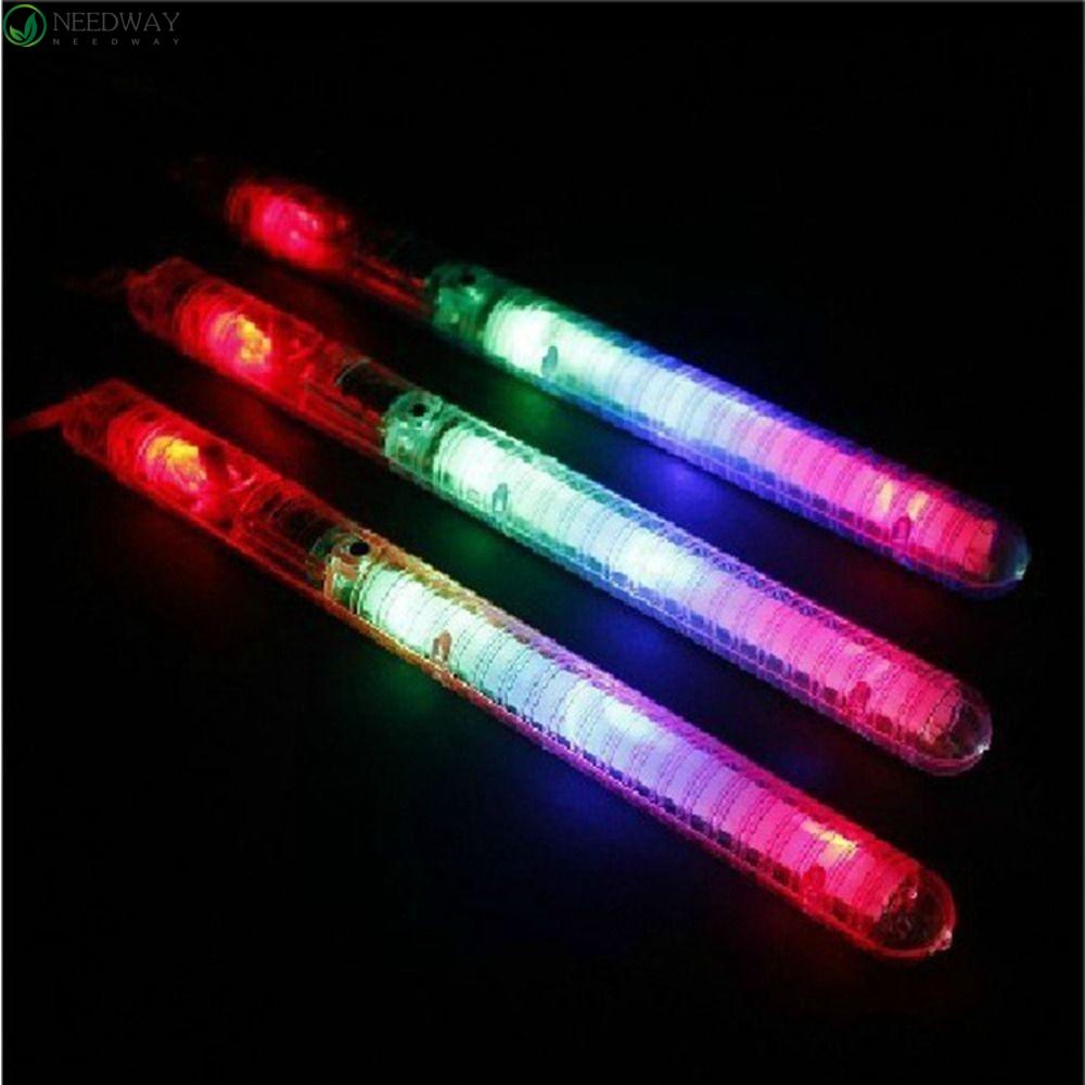 Needway Kedip Tongkat LED Kedip Menyalakan Pesta Menyenangkan Mendukung Glow Fairy Stick Luminous Multicolor Trik Sulap Untuk Konser Musik Kedip LED Stick