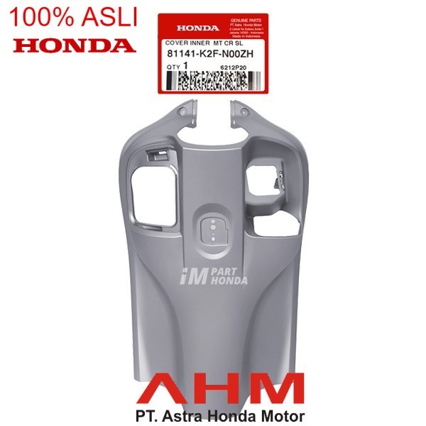 COVER INNER LOWER DASBOR SCOOPY NEW 2021 2022 SILVER PRESTIGE ORIGINAL