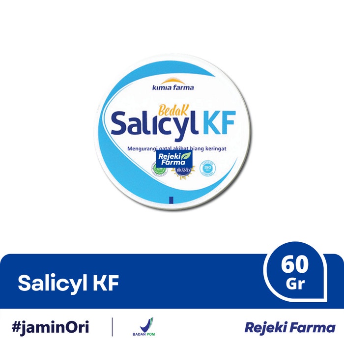 

Bedak Salicyl KF 60 gram - SalicylKF Salicil Kimia Farma - Biru 60g