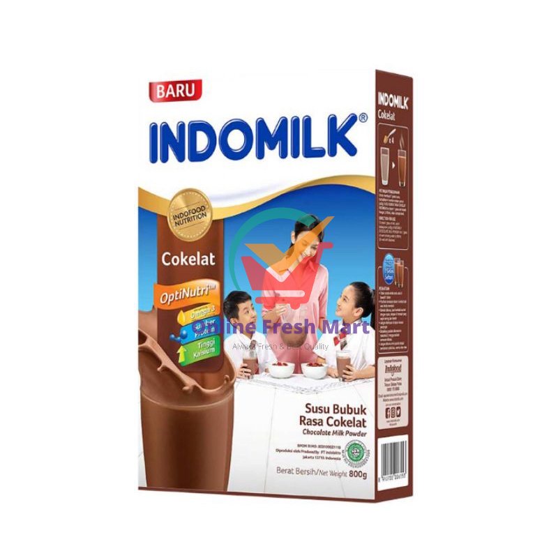 

(800g) INDOMILK Susu Bubuk Instan Cokelat - Online Fresh Mart Denpasar