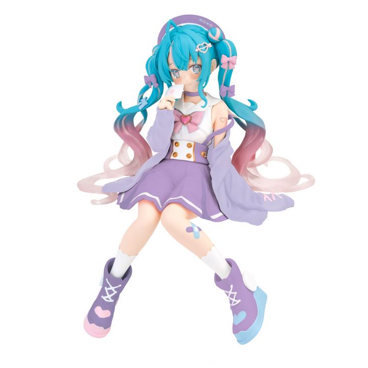 Noodle Stopper Figure Hatsune Miku - Love Sailor Purple Ver. 13cm