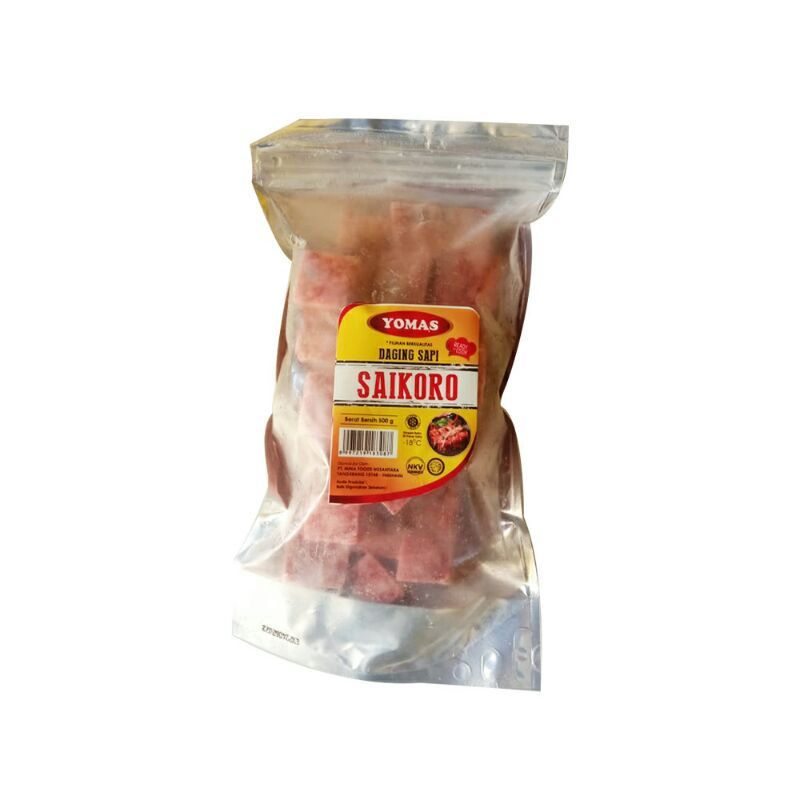 

Yomas Beef Saikoro 500g | Daging Sapi Kotak