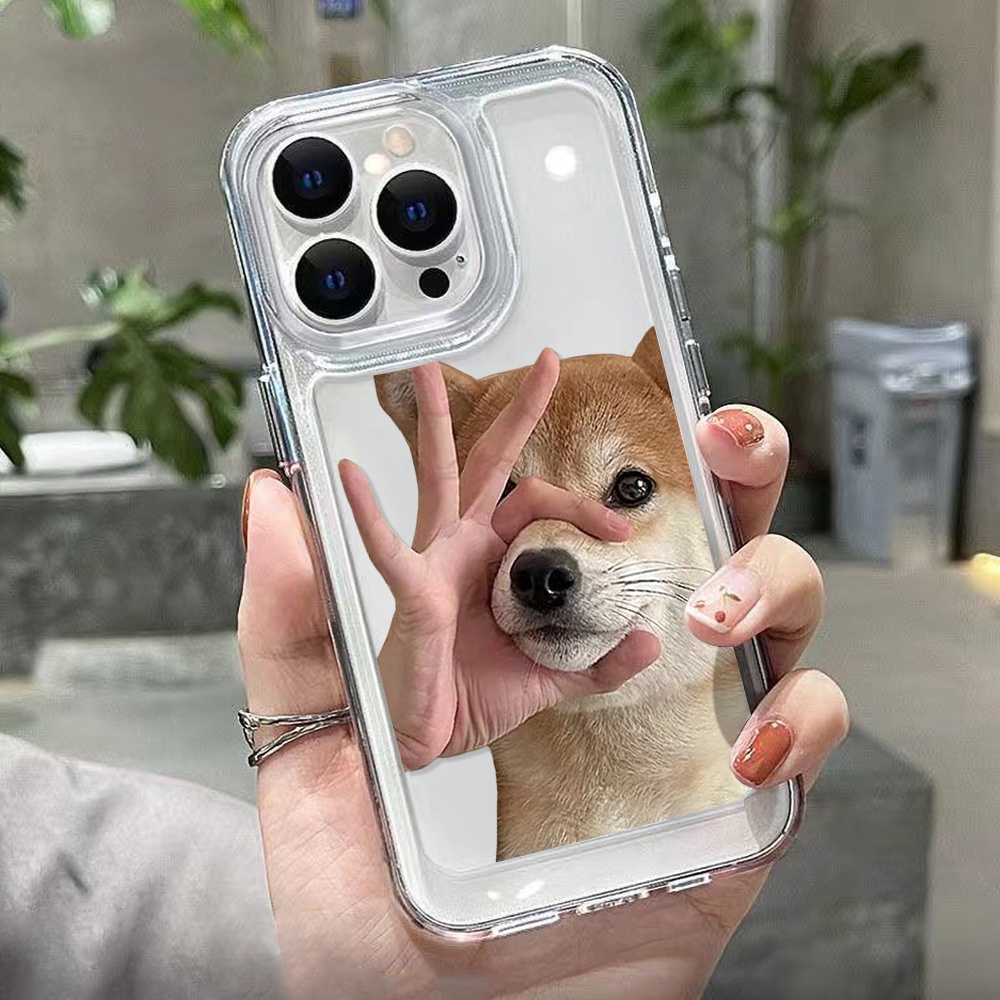 Case Anjing Imut Yang Indah Untuk Redmi Note10 11 11E 11S 12 8 8T 9 9S 10 Xiaomi 11T 12T 13Pro 13 Mi 10 10 Pro 10T Lite 10T 11 12 Poco F3 F4 M3 X3 X4 X5 Pro Akrilik Tutup Belakang TPU Space