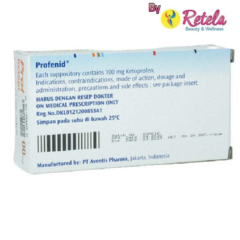 Profenid 100mg Supp 5`S