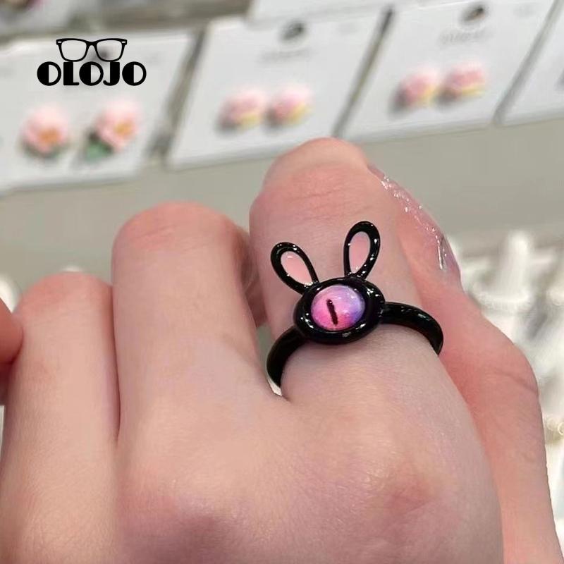 【COD】Fashion Cincin Retro Lucu Naga Kucing Membuka Cincin Kreatif Pasangan Rings