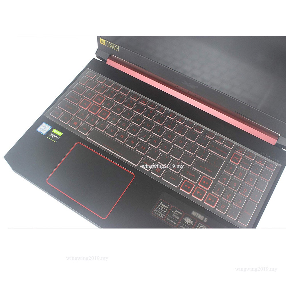 Sarung Keyboard Untuk Acer Nitro 5an515-54 AN515-43 AN515-44 AN515-55 US layout TPU clear protector cover Film Pelindung Baru