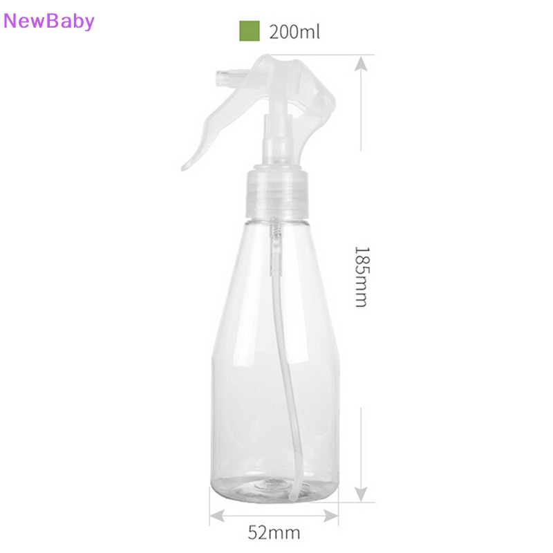 Newbaby Botol Plastik Air Trigger Tangan Kosong Bening 200ml Pembersih Taman New ID