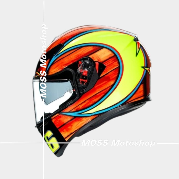 Helm AGV K3SV Rossi Mugello 2004 || Original Product