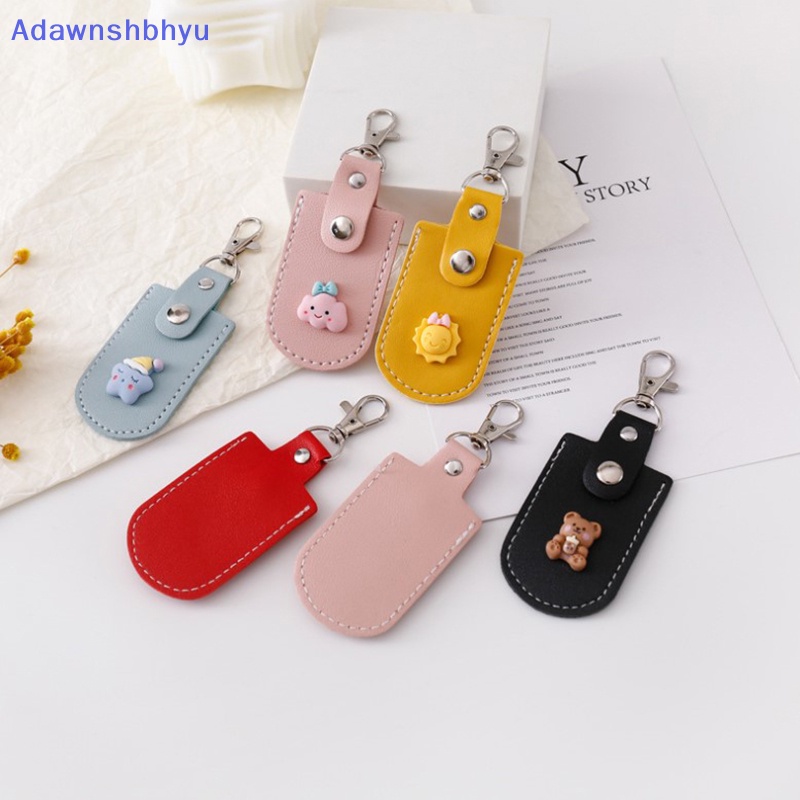 Adhyu 1Pc Warna Lucu Kulit Tempat Kartu Akses Dompet Fashion Mini Cards Cover ID