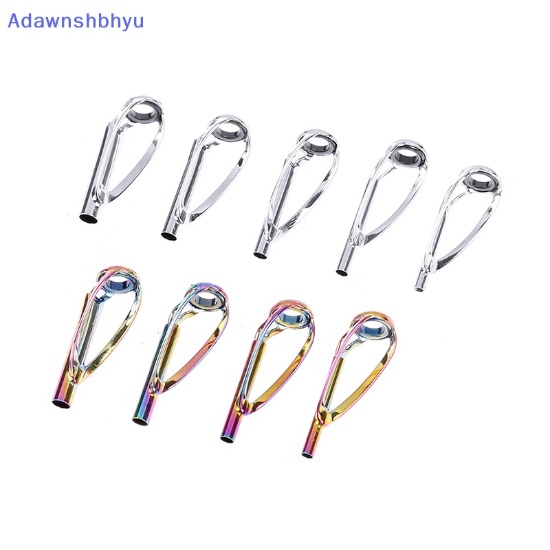 Adhyu 1pc Sliver/Rain Top Tip Guide Ring Bebas Kusut Untuk Berputar Pancing ID