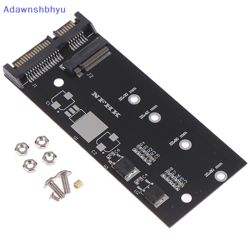 Adhyu B+m Kunci sata m.2 ngff ssd to sata 3naik m.2 to sata adapter Kartu Ekspanding ID