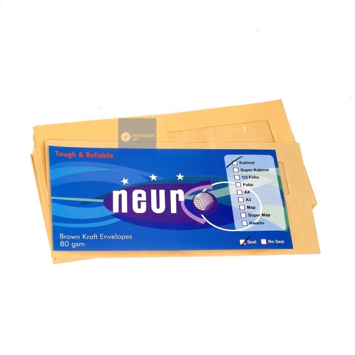 

NEURO - Amplop Coklat Ukuran Kabinet Jendela Kiri - SEAL