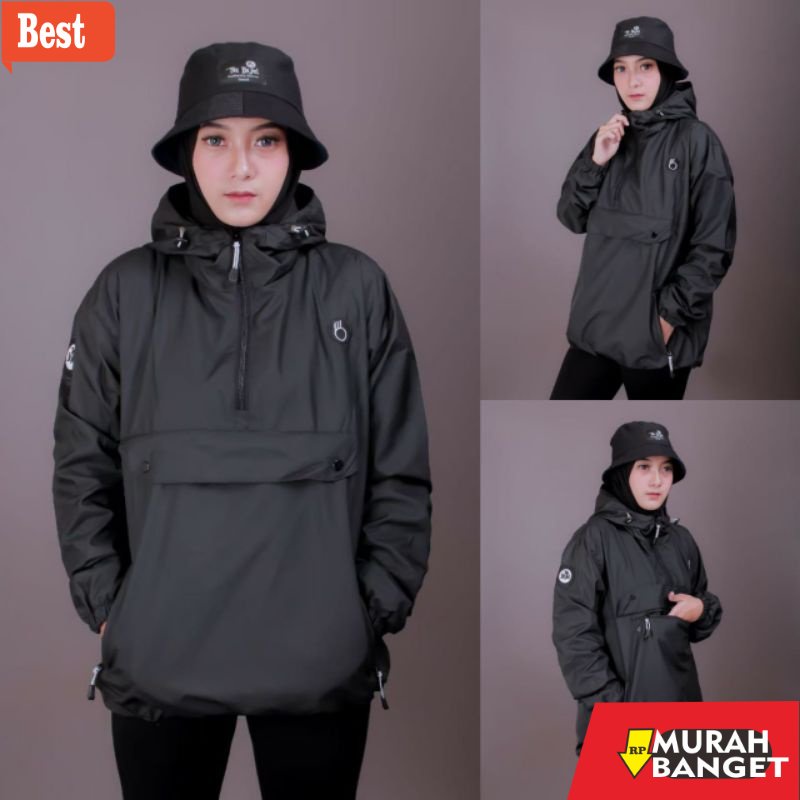 Jaket parasut pria terbaru- Jaket Parasut Jaket Cagoule Polos