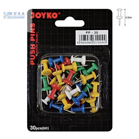 

COD Joyko Push Pin Paku Mading Alat Perlengkapan Sekolah & Kantor