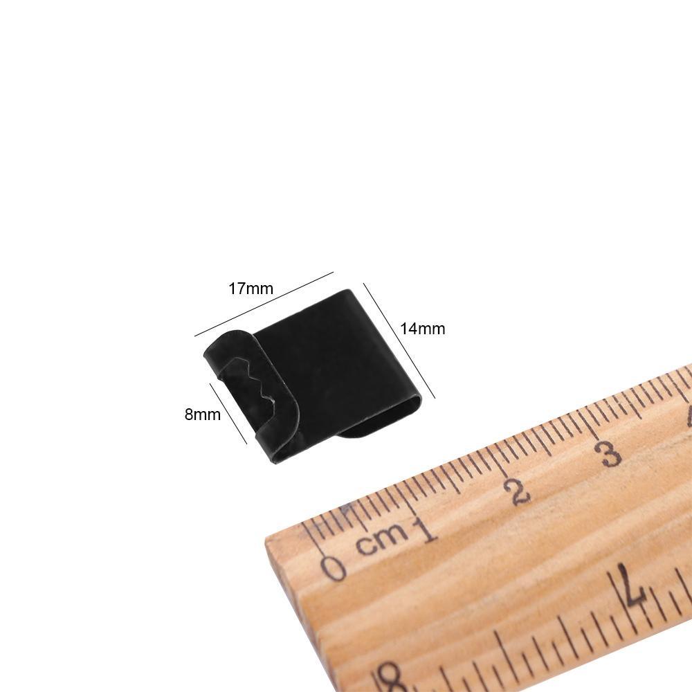 REBUY Wall Clip S-type Black Wall Artwork Gantung Untuk Bingkai Foto Gambar Pengikat Fix Hanger