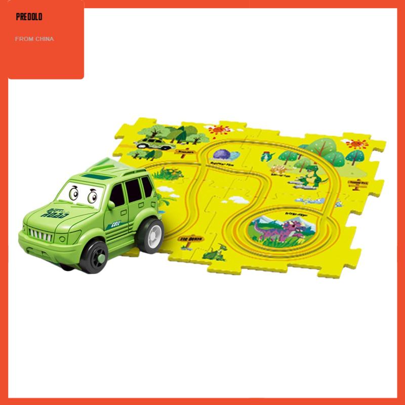 [Predolo] Mainan Puzzle Track Play Belajar Paud Untuk Balita Paud Anak