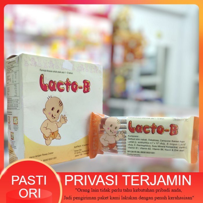 Lacto B Sachet Probiotik / Obat Diare Bayi / Lacto-B