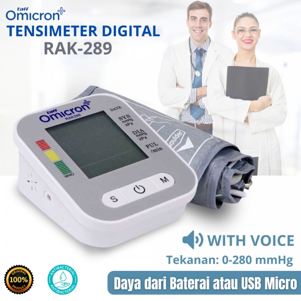 Tensimeter Digital Taff omicron With Voice RAK289