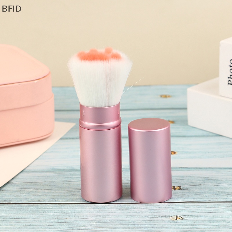 [BFID] 1pc Sikat Ditarik Foundation Bedak Travel Brush Sikat Lembut Alat Kecantikan [ID]