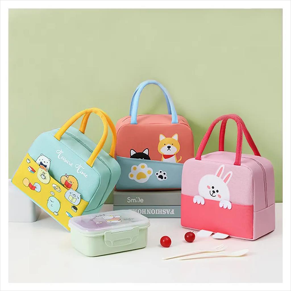 Kids Lunch Bag insulated cooler Box Lunch Organizer / Tas Bekal Anak Karakter