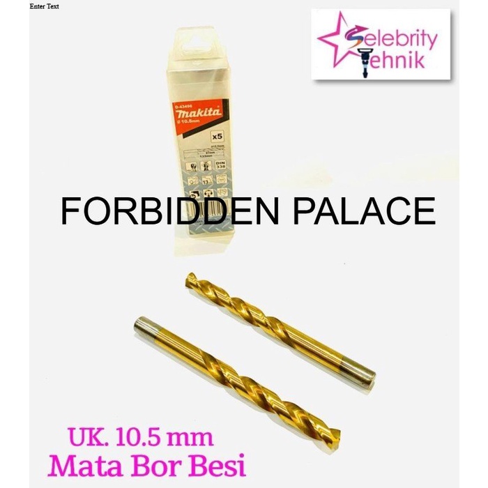 Dijual Mata Bor Besi HSS TIN 10.5 mm Makita / Metal Drill Bits Makita UIL984