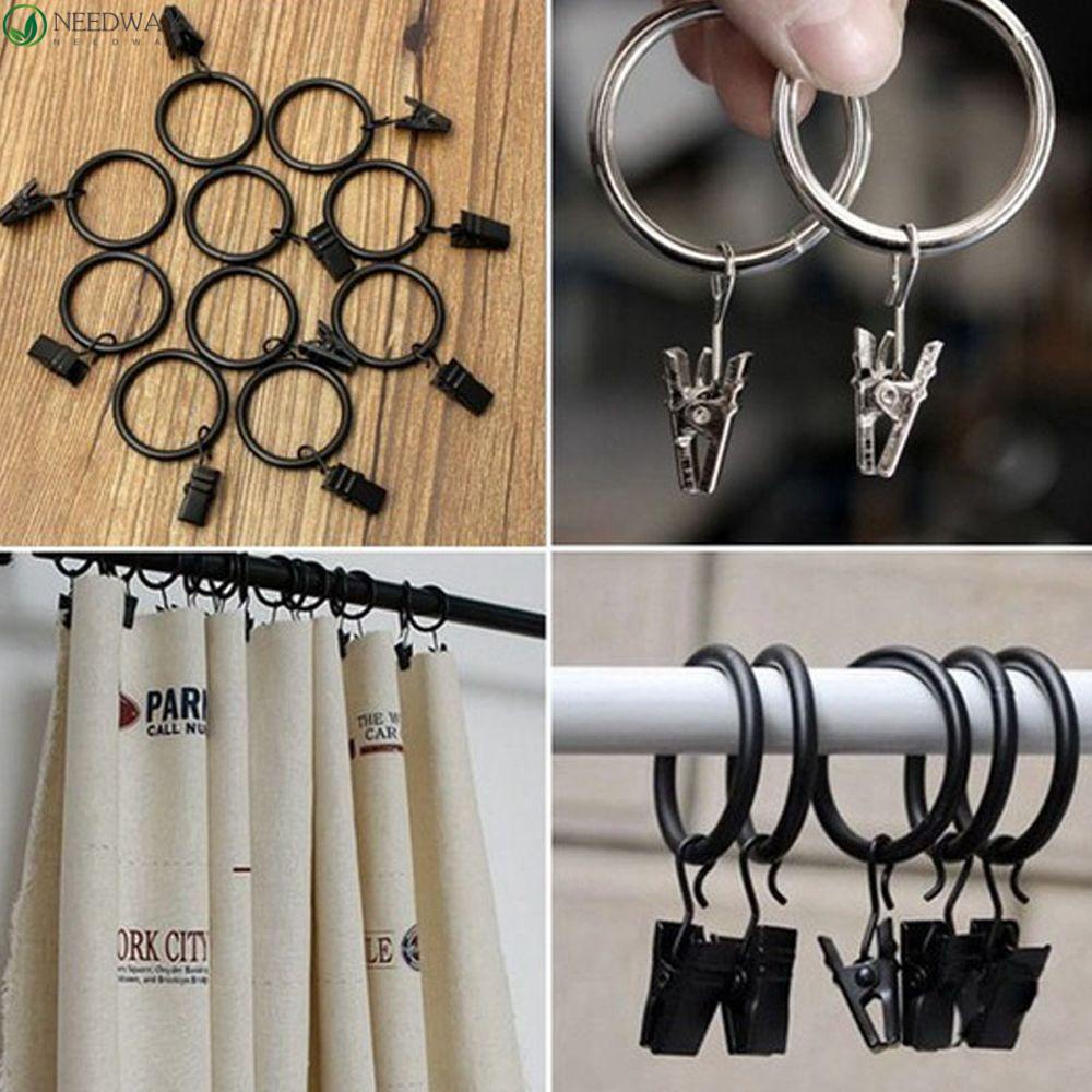 Needway Pengait Gorden Serbaguna High Quality 10pcs/Packing Aksesoris Gorden Jendela Curtain Pothook Roman Hook Tirai Klip