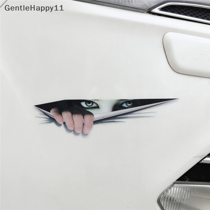 Gentlehappy Lucu 3D Peel Auto Spion Decal Body Mobil Hias Anti Air Stiker PVC id