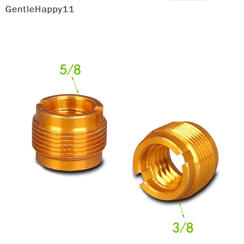 Gentlehappy 5Pcs /Set Mikrofon Mic Sekrup Klip Drat Adaptor3 /8&quot; Ke5 /8&quot; Konektor Golden id