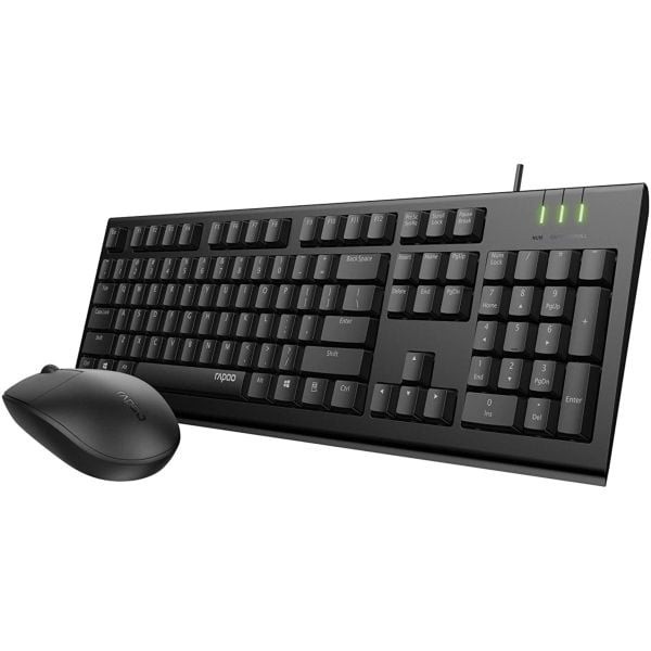 Rapoo X-125s Wired Mouse Keyboard Combo Bundle Bundling Set X125s