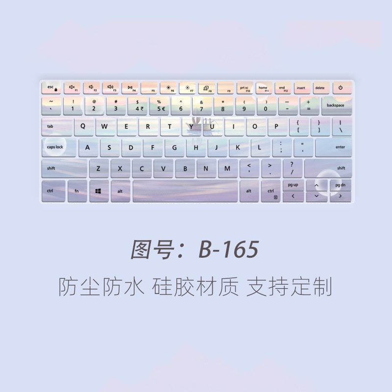 Cover Film Pelindung Keyboard Notebook Kartun Dicat Bunga Untuk Dell Vostro 5000 13.3 Inch 5390vostro 14 3400 3405 3401 Inspiron 13 7000 7391 5390 5391 14 5490 5493 Inspiron 13