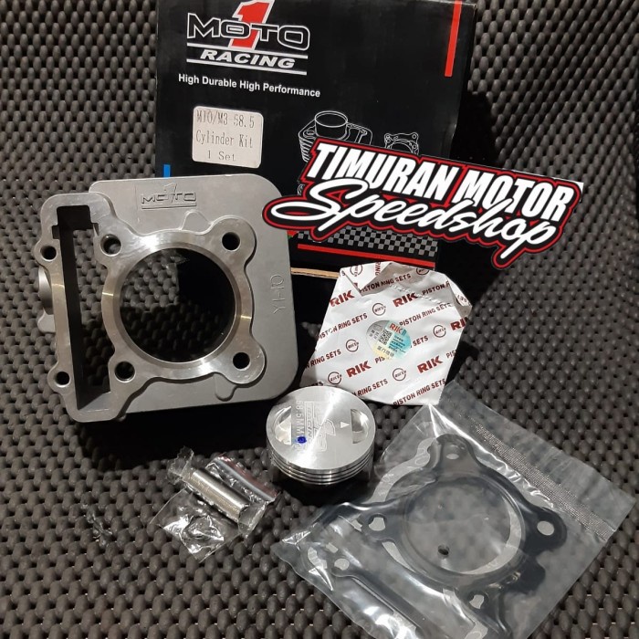 READY CYLINDER BLOK MOTO 1 MIO M3 58.5 MM ORIGINAL