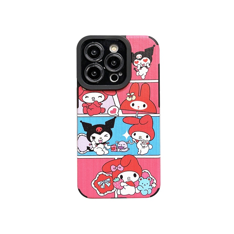 All New So Cute sanrio Melody Leather Soft Case IPhone 7 Plus 8 Plus X XS XR XS Max 11 13 12 14 PRO Max 14 Plus Phone Case Girl Girl Women's Fashion