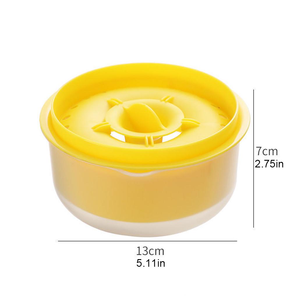 Pemisah Telur Kapasitas Besar Saringan Telur Putih Kuning PP Profesional Sekat Baking Wadah Pemisahan Dapur Rumah Tangga