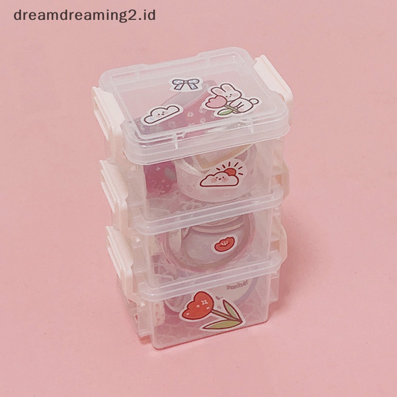 (drea) Creative Storage Box Mini Kotak Penyimpanan Desktop Lucu Aksesoris Penyimpanan Rumah //