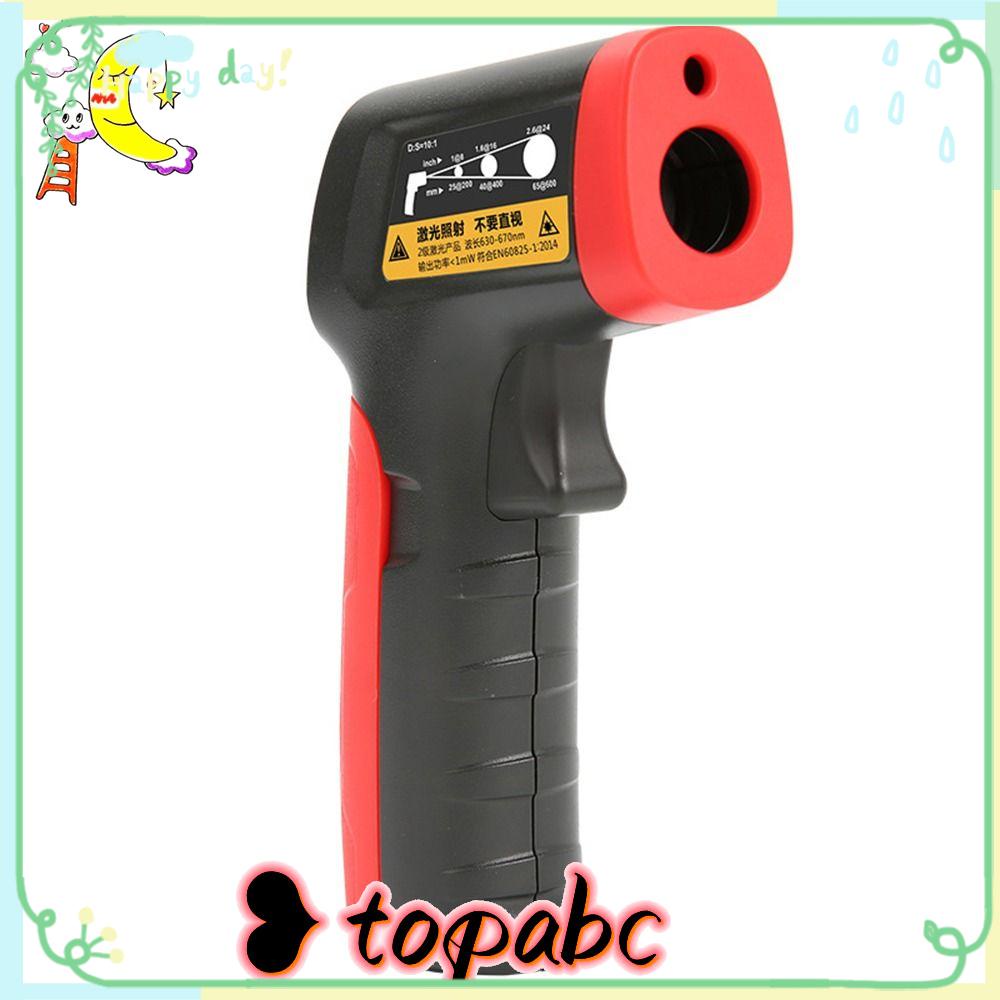 TOP Termometer Infrared Digital Makanan BBQ Industri Adjustable Non Kontak Bukan Untuk Manusia -20℃~400℃(-4℉~752℉)