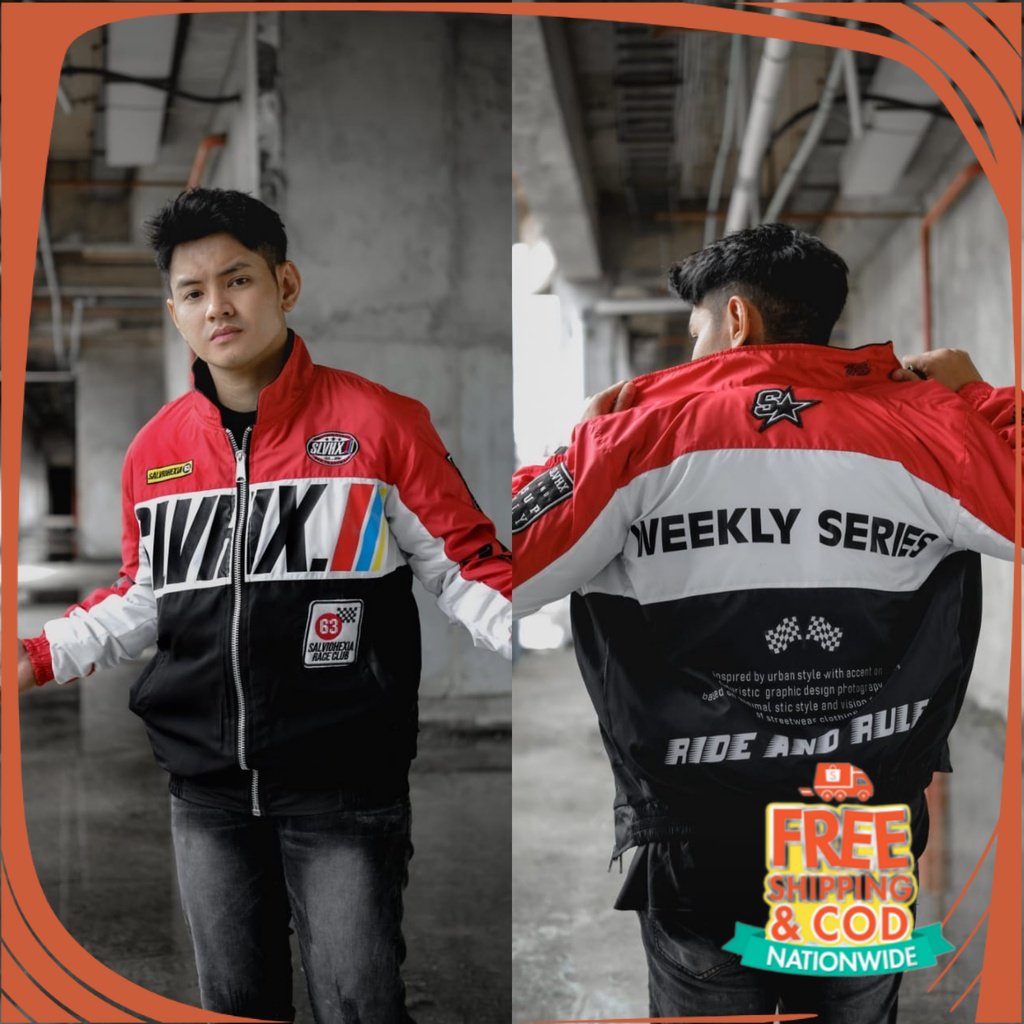 JAKET OOTD KONSER OOTD CAFE/ Jaket Pria - Nascar Jacket Vintage Racing Original Salvio Hexia - Jaket