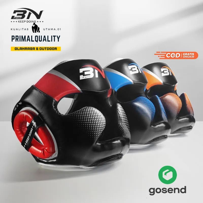 Pria Wanita Tinju Helm Dapat Disesuaikan Wajah Penuh Helm Pertempuran Taekwondo Alat Pelindung Dewas