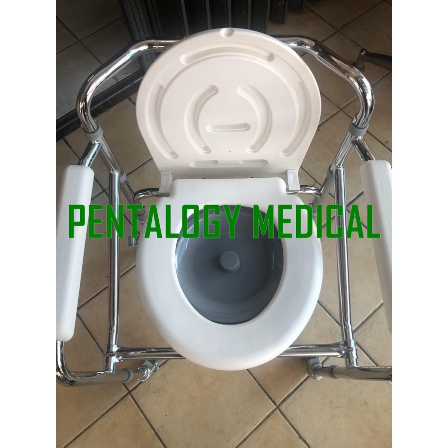 Commode Chair Dengan Roda GEA FS 696 / Kursi Buang Air GEA