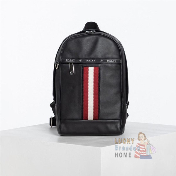 BALLY Hari Leather Sling Bag In Black - 100% TAS ORIGINAL BALLY