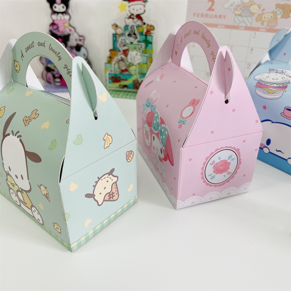 KOTAK SOUVENIR SNACK KADO SANRIO CINNAMOROLL KUROMI MELODY POCCHA / GOODIEBAG SANRIO