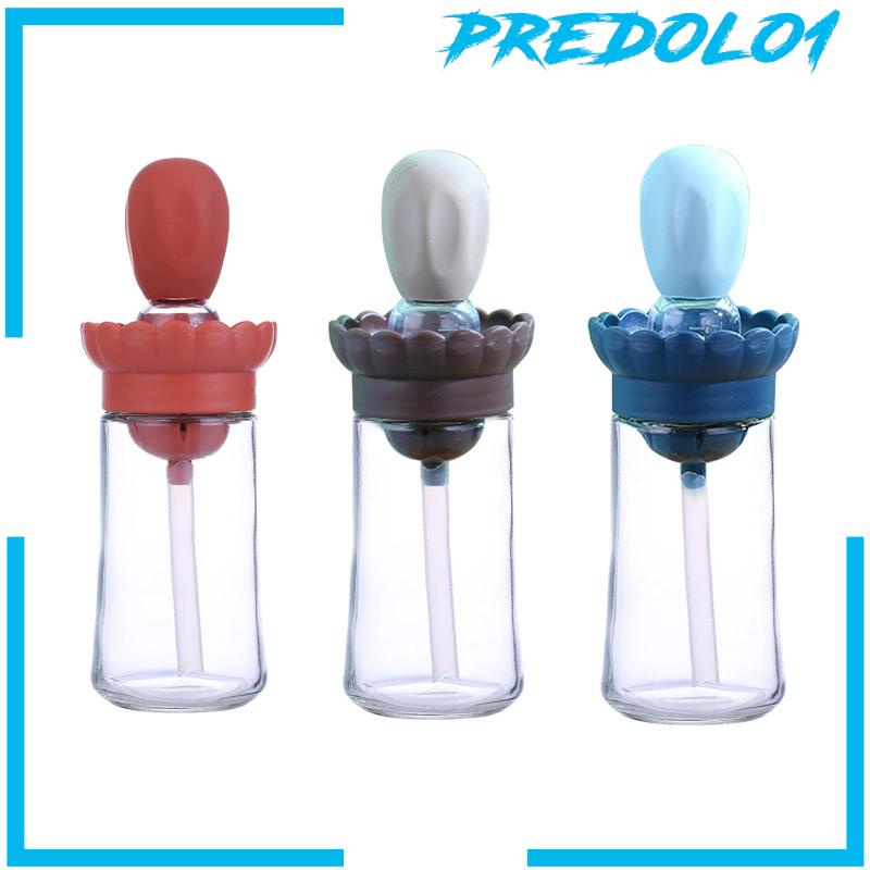 [Predolo1] Sprayer Minyak Goreng 6oz Dispenser Saus Portable Untuk Camping Piknik Baking Merah